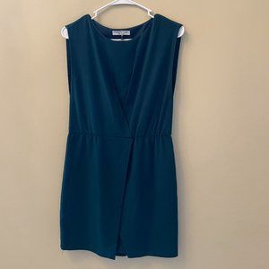 Halston Heritage - Blue/Green Mini Dress